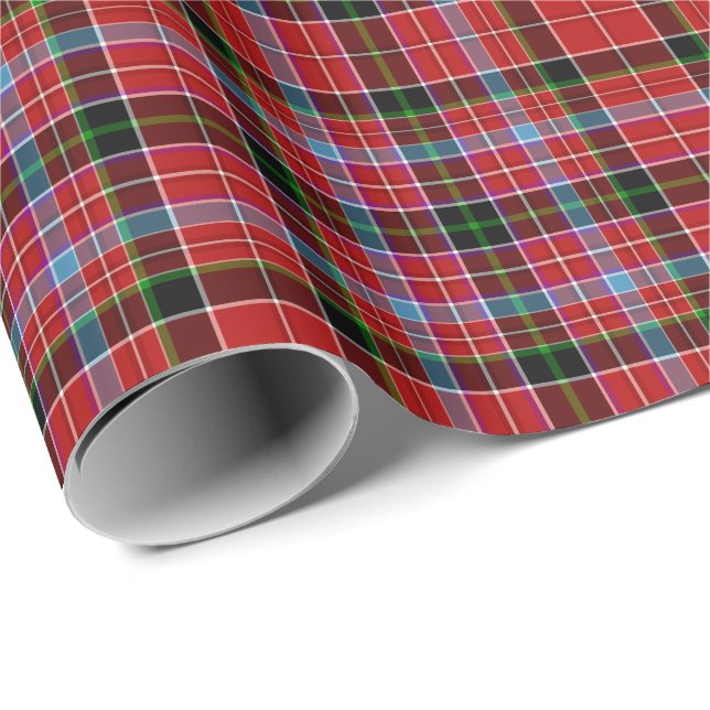 Aberdeen Scotland District Tartan Wrapping Paper (Roll Corner)