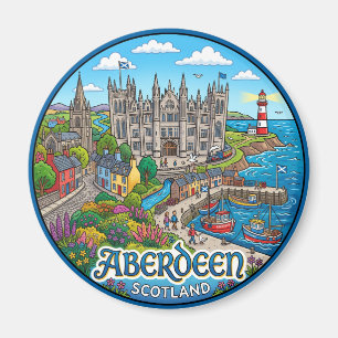 Aberdeen Scotland Magnet