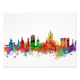 Aberdeen Scotland Skyline Photo Print