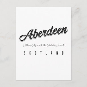 Aberdeen "Silver City with the Golden Sands" Postcard