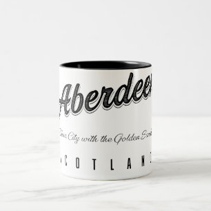 Aberdeen "Silver City with the Golden Sands" Two-Tone Coffee Mug