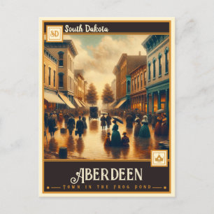 Aberdeen, South Dakota   Vintage Postcard