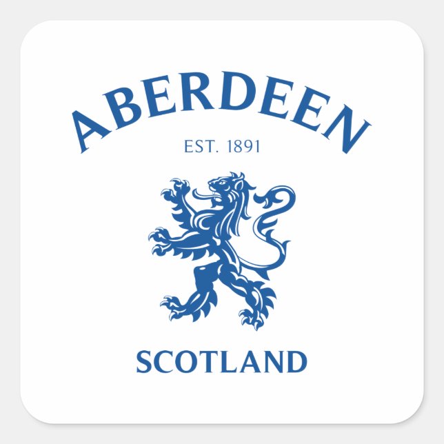 ABERDEEN SQUARE STICKER (Front)