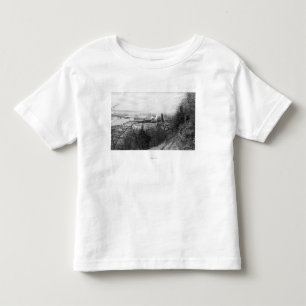 Aberdeen, WA Town View Mill and Harbour Photograp Toddler T-Shirt