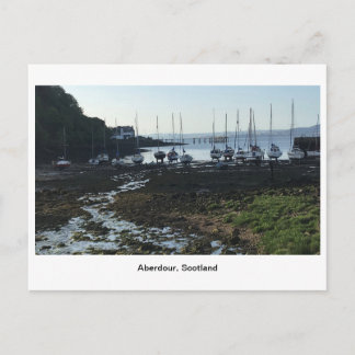 Aberdour Harbour at Dawn Postcard