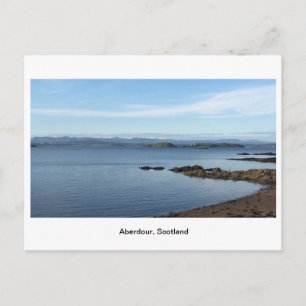 Aberdour on a bright day postcard