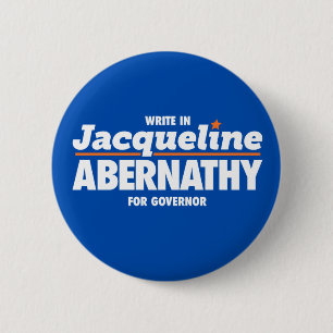 Abernathy for Texas Button, Blue 6 Cm Round Badge