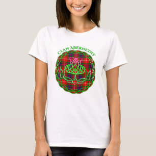 Abernethy Scottish Tartan Celtic Thistle T-Shirt