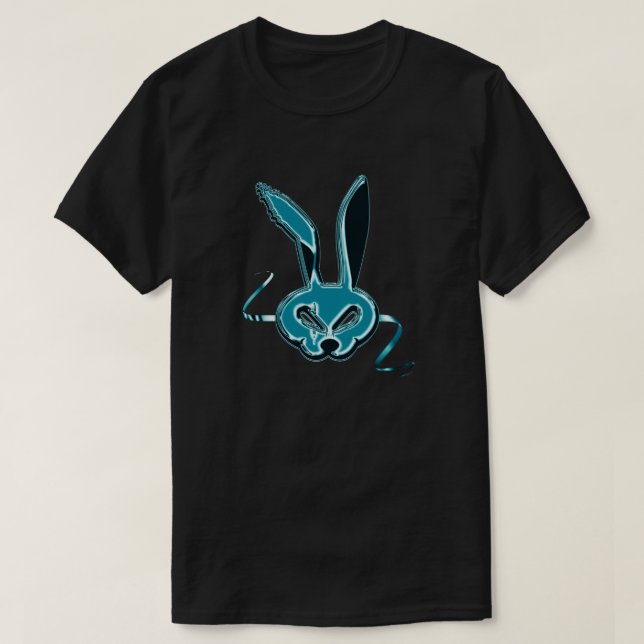 Aberrant Hare T-Shirt - Turquoise (Design Front)