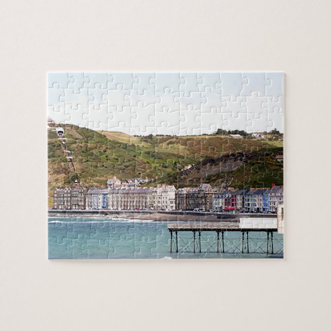 Aberystwyth harbour, Wales Jigsaw Puzzle (Horizontal)