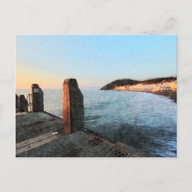 Aberystwyth Sea Front Postcard (Front)