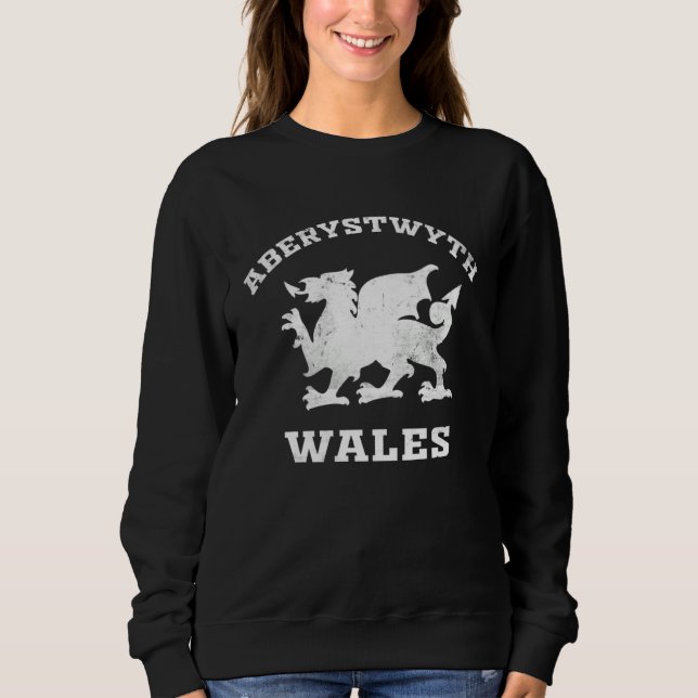 Aberystywth Men Women Kids Students Wales Welsh Dr Sweatshirt (Front)