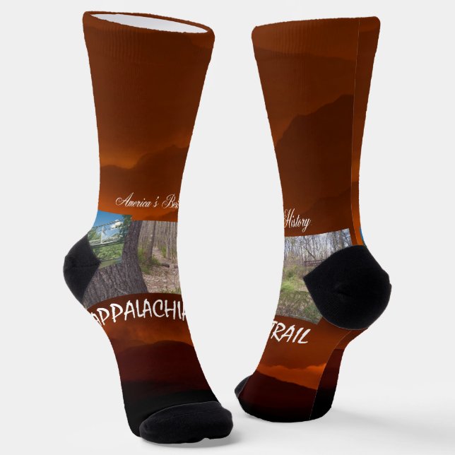 ABH Appalachian Trail Socks (Angled)