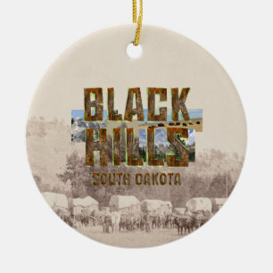 ABH Black Hills Ceramic Ornament