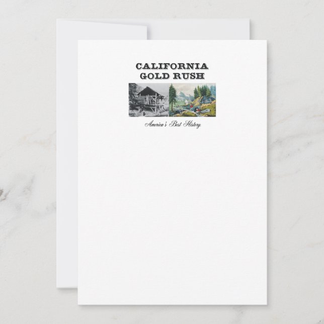 ABH California Gold Rush Note Card (Front)