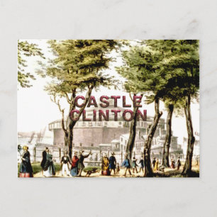 ABH Castle Clinton Postcard