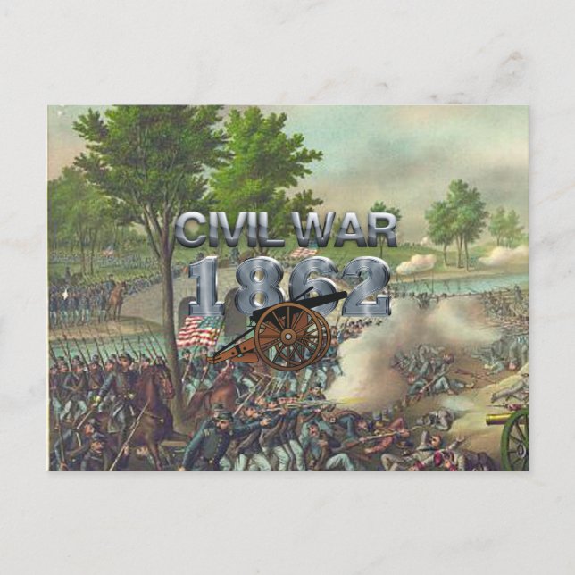 ABH Civil War 1862 Postcard (Front)
