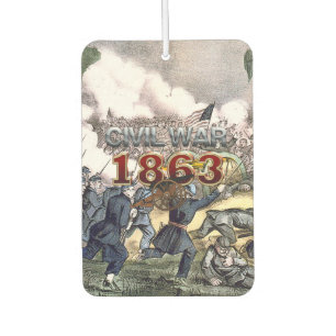 ABH Civil War 1863 Car Air Freshener