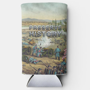 ABH Civil War Battlefield Preservation Seltzer Can Cooler