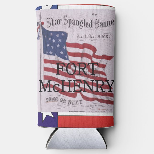 ABH Fort McHenry Seltzer Can Cooler (Front)