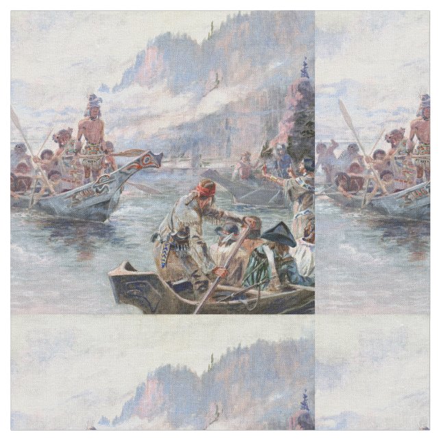 ABH Lewis and Clark NHS Fabric (Close Up)