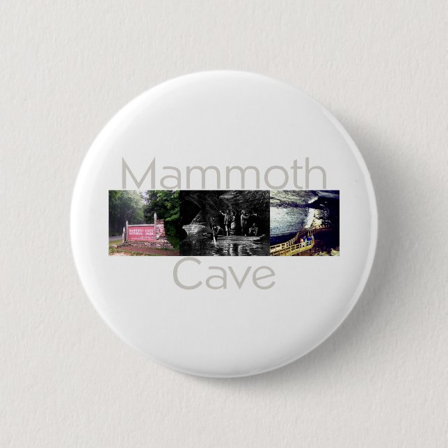 ABH Mammoth Cave 6 Cm Round Badge (Front)