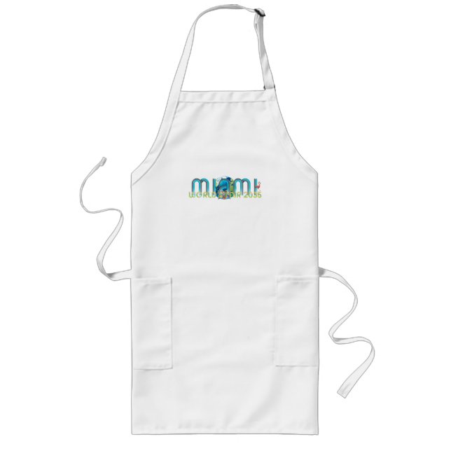 ABH Miami World's Fair 2035 T-Shirts Long Apron (Front)