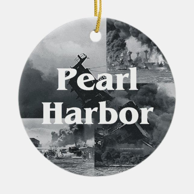 ABH Pearl Harbour Ceramic Ornament (Front)