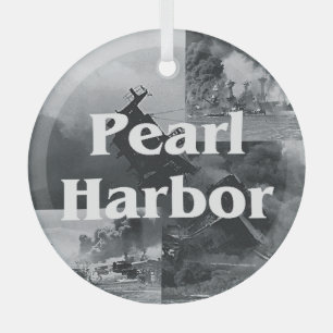 ABH Pearl Harbour Glass Ornament