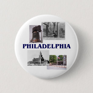ABH Philadelphia 6 Cm Round Badge