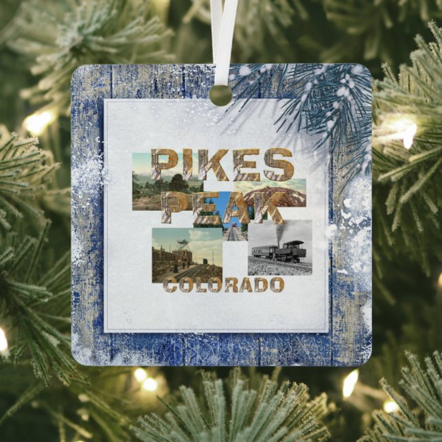 ABH Pikes Peak Metal Tree Decoration (Insitu)