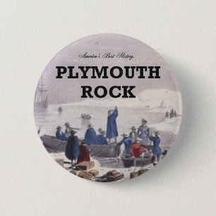 ABH Plymouth Rock 6 Cm Round Badge
