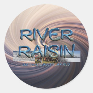 ABH River Raisin Battlefield Classic Round Sticker