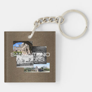 ABH San Antonio Missions Key Ring
