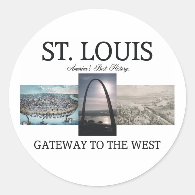 ABH St. Louis Gateway Classic Round Sticker (Front)