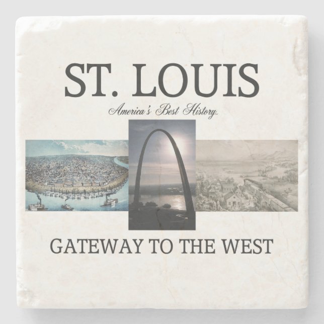 ABH St. Louis Gateway Stone Coaster (Front)