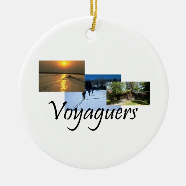 ABH Voyageurs Ceramic Ornament (Front)