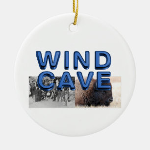 ABH Wind Cave NP Ceramic Ornament