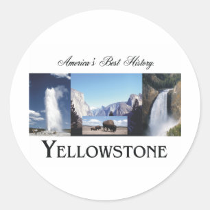 ABH Yellowstone Classic Round Sticker