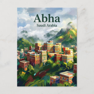 Abha Saudi Arabia Postcard