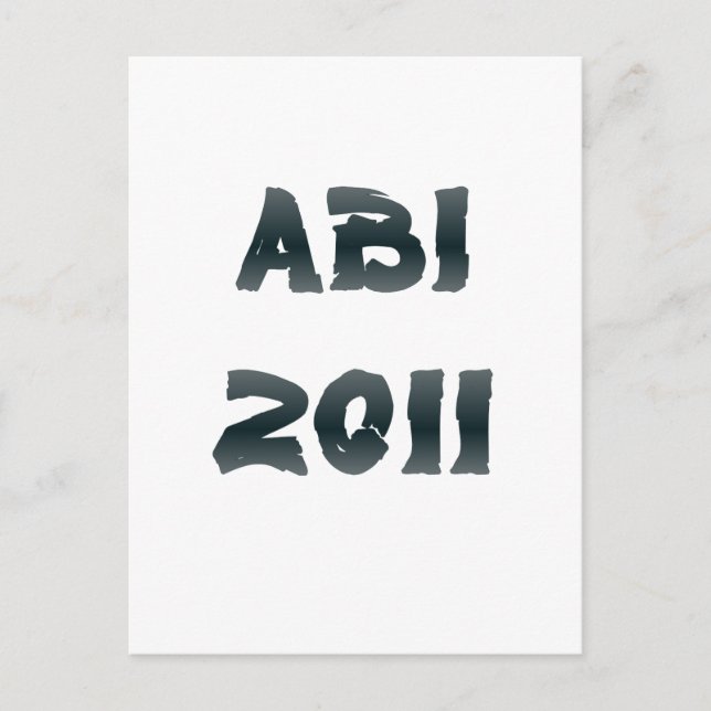 ABI 2011 POSTCARD (Front)