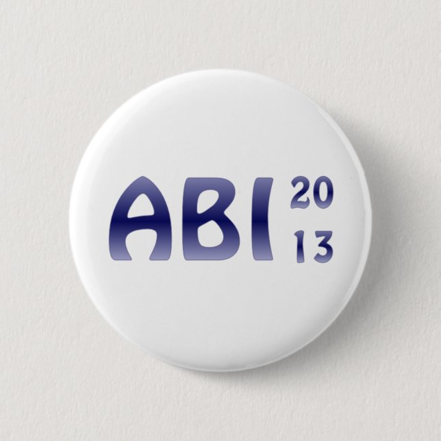 ABI 2013 6 CM ROUND BADGE (Front)