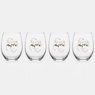 Abide in Christ Stemless Wine Glass