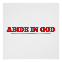 Abide in GOD