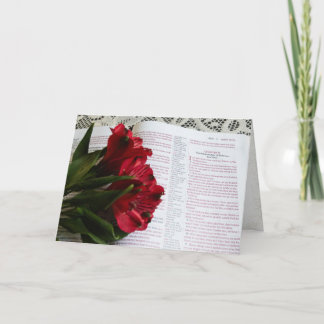 Abide in Him: A Scripture of Faith Card