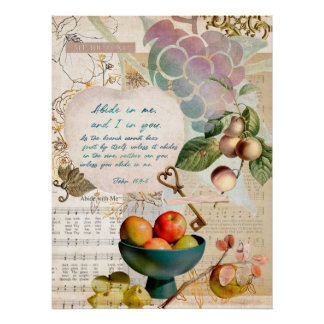 Abide in Me Fruitful Faith Poster
