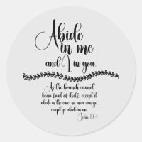 Abide in Me KJV Bible Verse
