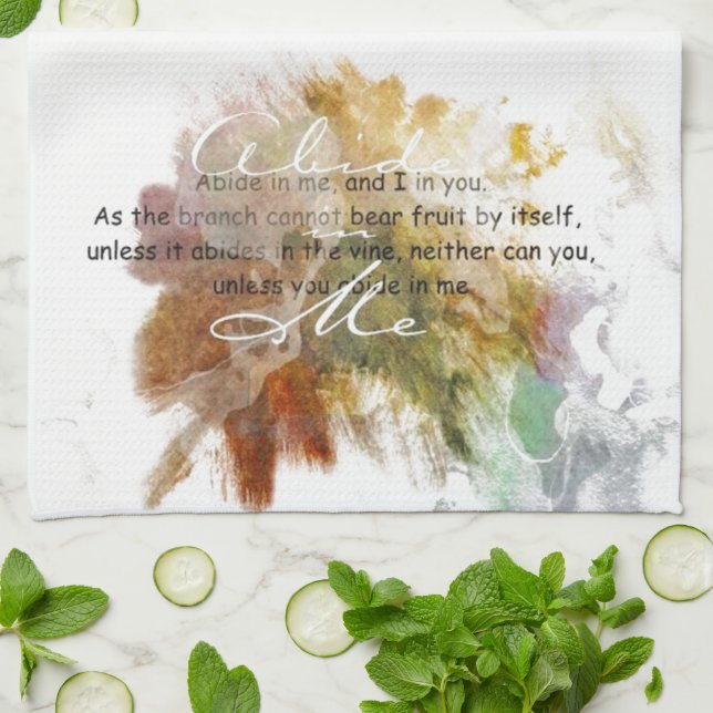 Abide in Me Towel (Folded)