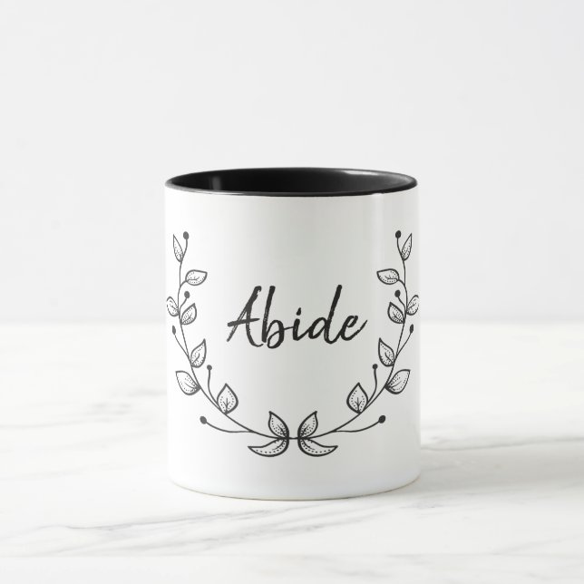 Abide Mug - John 15:4 (Center)