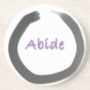 Abide Zen Buddhist Enso Circle Coaster